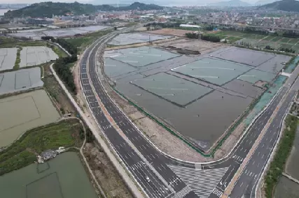 The Former Tidal Flats ''Transformation'' Glp Yueqing Intelligent Logistics Hub